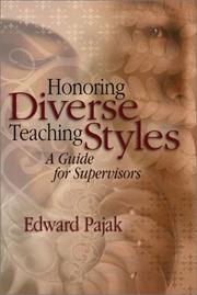 Cover of: Honoring Diverse Teaching Styles by Edward Pajak