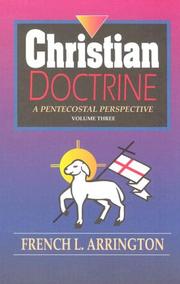 Cover of: Christian Doctrine, Volume 2: A Pentecostal Perspective (Christian Doctrine)