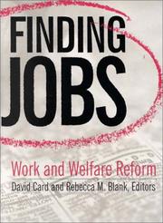 Cover of: Finding Jobs | 