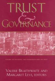 Cover of: Trust and governance