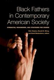 Cover of: Black Fathers in Contemporary American Society by 