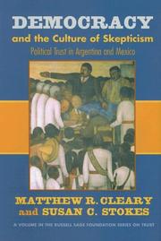 Cover of: Democracy and the culture of skepticism by Matthew R. Cleary