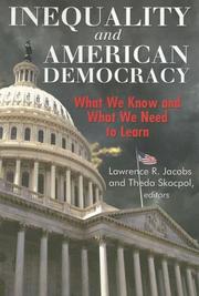 Cover of: Inequality and American Democracy | 