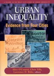 Cover of: Urban Inequality: Evidence from Four Cities