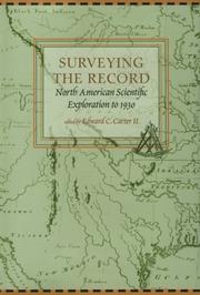 Cover of: Surveying the Record: North American Scientific Exploration to 1930 (Memoirs of the American Philosophical Society) (Memoirs of the American Philosophical Society)