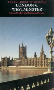 Cover of: London 6: Westminster (Pevsner Architectural Guides)