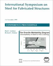 Cover of: International Symposium on Steel for Fabricated Structures by International Symposium on Steel for Fabricated Structures (1999 Cincinnati, Ohio)