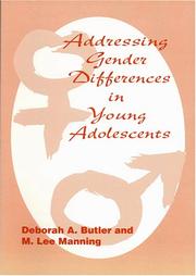 Cover of: Addressing gender differences in young adolescents