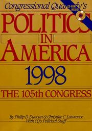 Cover of: Politics In America, 1998: The 105th Congress (Paper)