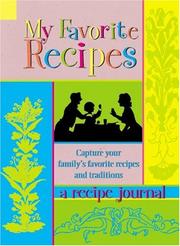 Cover of: My Favorite Recipes
