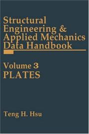 Cover of: Structural Engineering and Applied Mechanics Data Handbook, Volume 3: Plates (Structural Engineering and Applied Mechanics Data Handbook)