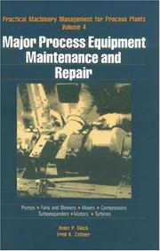 Cover of: Major process equipment maintenance and repair