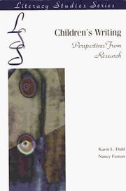 Cover of: Children's writing by Karin L. Dahl