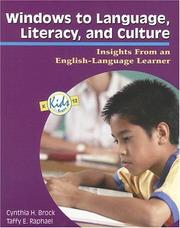 Cover of: Windows to Language, Literacy, and Culture (Kids InSight) (Kids Insight) by Cynthia H. Brock, Taffy E. Raphael