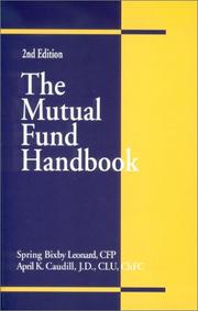 Cover of: The Mutual Fund Handbook (Mutual Fund Handbook, 2nd ed)