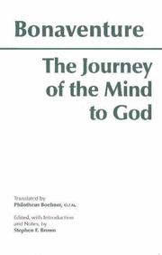 The journey of the mind to God by Saint Bonaventure, Cardinal