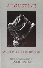 Cover of: Augustine: on the inner life of the mind