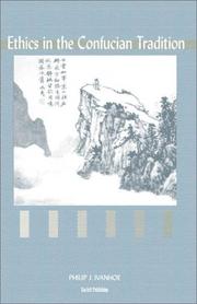 Cover of: Ethics in the Confucian Tradition | Philip J. Ivanhoe