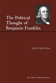 Cover of: The political thought of Benjamin Franklin