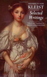 Cover of: Selected Writings | 
