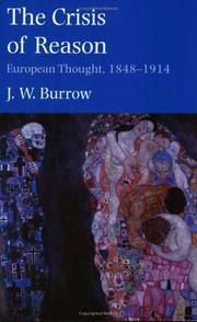 Cover of: The Crisis of Reason by J. W. Burrow, J.W. Burrow