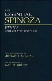 Cover of: The essential Spinoza by Baruch Spinoza