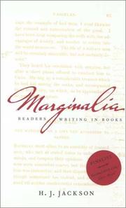 Cover of: Marginalia: Readers Writing in Books