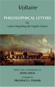 Cover of: Philosophical Letters by Voltaire