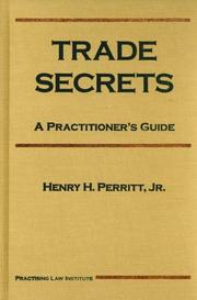 Cover of: Trade secrets | Henry H. Perritt