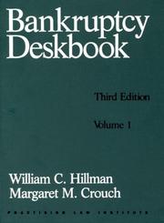 Cover of: Bankruptcy Deskbook (Empire State Historical Publications Series, No. 93) (Empire State Historical Publications Series, No. 93) by William C. Hillman