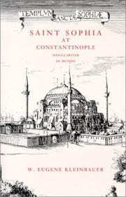 Cover of: Saint Sophia at Constantinople: singulariter in mundo
