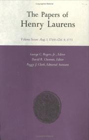 Cover of: Papers of Henry Laurens by Henry Laurens