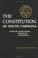 Cover of: The Constitution of South Carolina, Vol. 3
