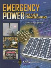 Cover of: Emergency Power: For Radio Communications