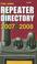 Cover of: ARRL Repeater Directory 2007-2008