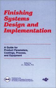 Cover of: Finishing systems design and implementation by edited by J.L. Stauffer.