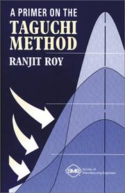 Cover of: A primer on the Taguchi method | Ranjit K. Roy