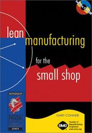 Cover of: Lean manufacturing for the small shop