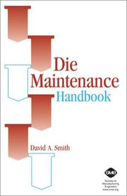 Cover of: Die Maintenance Handbook