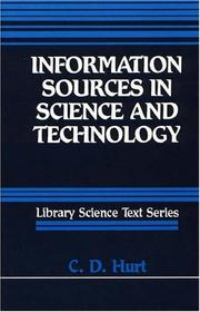 Cover of: Information sources in science and technology by Charlie Deuel Hurt