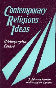 Cover of: Contemporary religious ideas: bibliographic essays