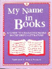 Cover of: My name in books: a guide to character names in children's literature