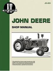 Cover of: John Deere Shop Manual Jd-203