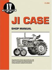 Cover of: Case Shop Manual C-202 by 