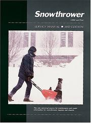 Cover of: Snowthrower | Intertec