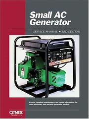 Cover of: Small AC Generator Service Manual, Vol. 1 by 