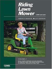 Riding lawn mower (1992 and later) by Penton Staff