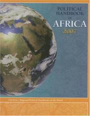 Cover of: Political Handbook of Africa 2007 (Political Handbook of Africa)