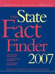 CQ's state fact finder 2007 by Kendra A. Hovey, Kendra Hovey, Harold A. Hovey