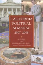 Cover of: California Political Almanac 2007-2008 (California Political Almanac)